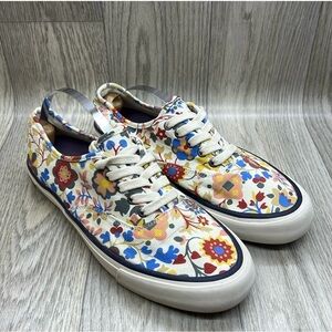 SeaVees Multicolor Floral Canvas Sneakers